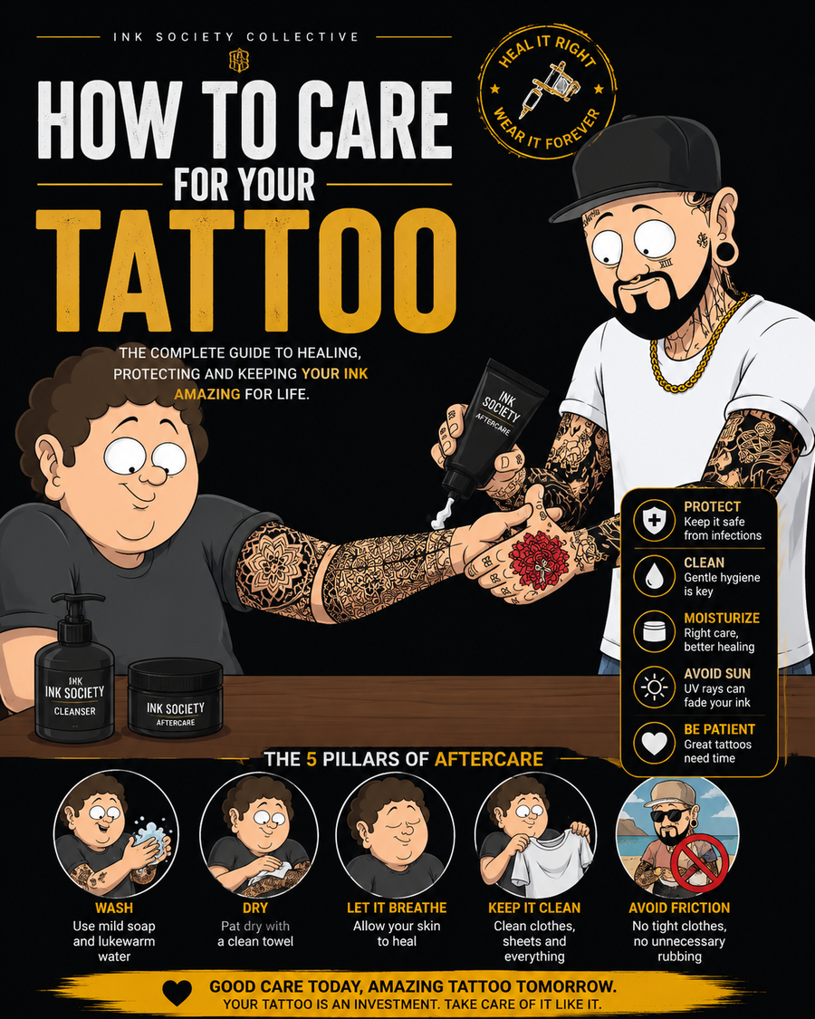 How to Care for a New Tattoo: A Complete Tattoo Aftercare Guide