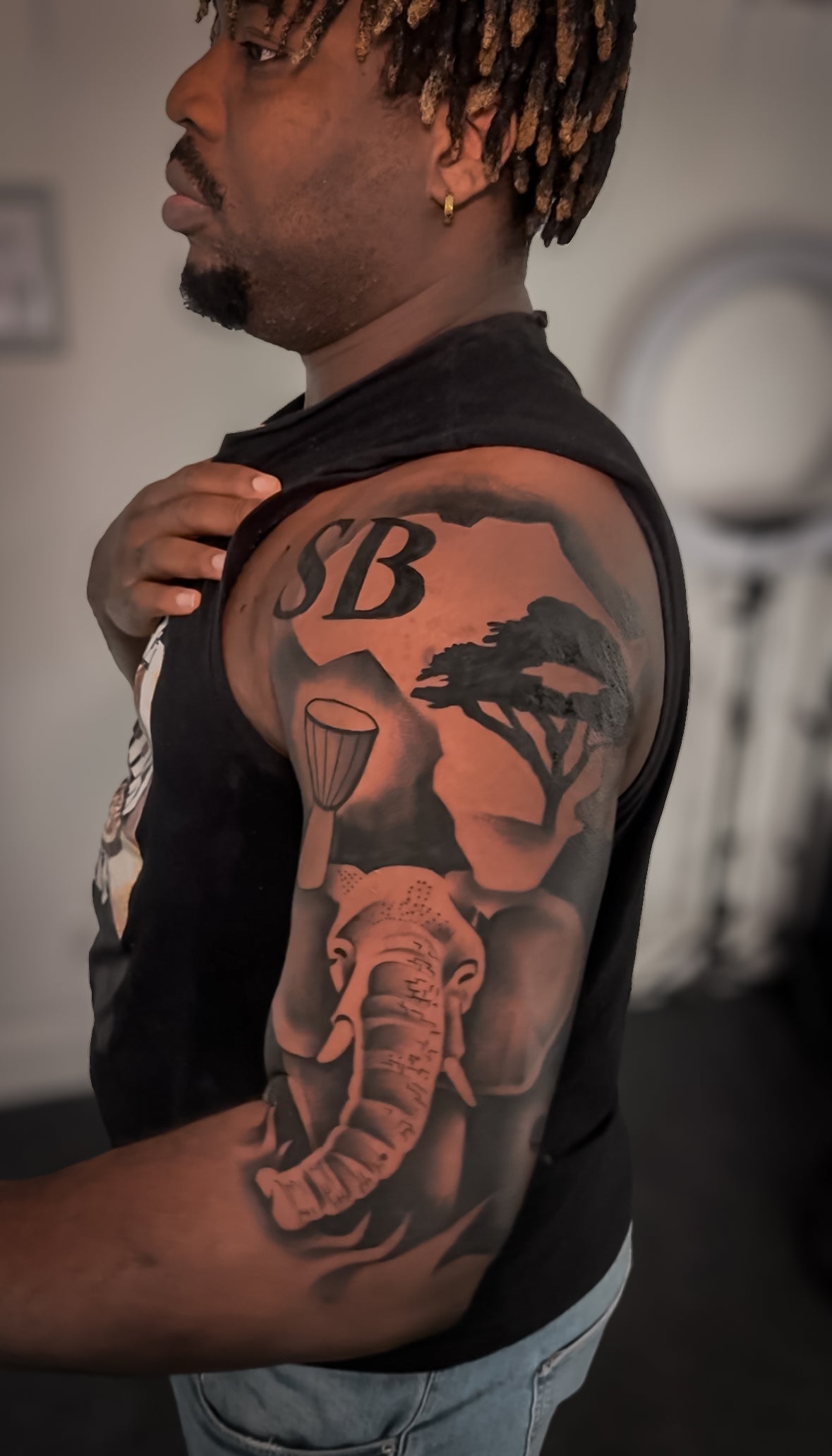 Closing image for Daniel’s Ink Society Journal interview about tattooing Black skin.