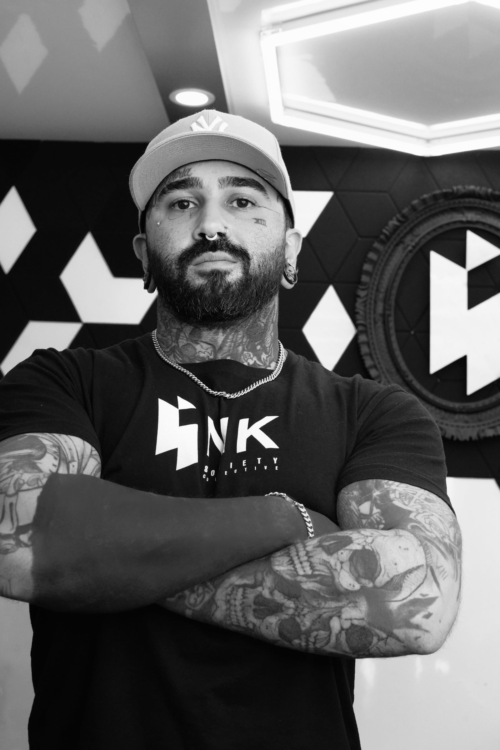 Victor Franceschi inside Ink Society Collective in Dublin.