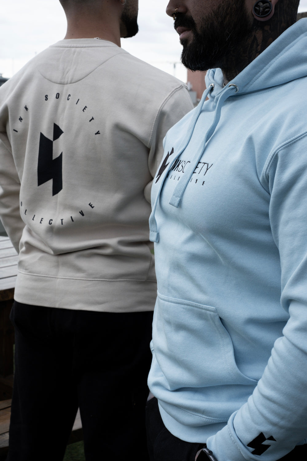 Detail of an Ink Society Apparel garment from the current collection.