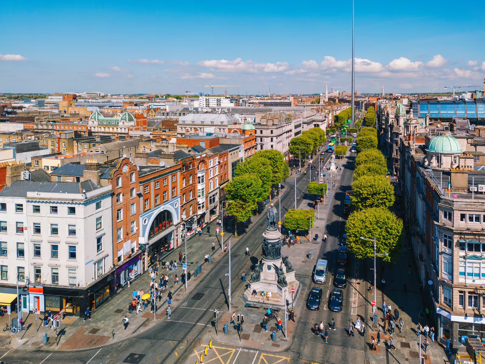 Dublin city centre atmosphere for a visiting tattoo artist.
